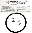 FE0079 In-Tank Fuel Pump, Electric, Without Fuel Sending Unit