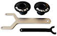 JS3Z-6316892-BK Hood Pins - Black and Silver, Aluminum, Direct Fit