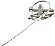 S1MS-16892-SSK Hood Pins - Polished, Stainless Steel, Torsion, Direct Fit