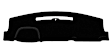 2196-18VSD Dash Cover, Saddle, Dash Mat
