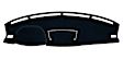 2386-0VBK Dash Cover, Black, Dash Mat