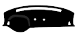2020 Hyundai Tucson - Dash Cover, Dark Brown, Dash Mat