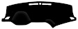 2017 Chrysler Pacifica - Dash Cover, Black, Dash Mat, With Auto Headlights; With Hybrid Charging Light