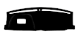 2684-0DBK Dash Cover, Black, Dash Mat