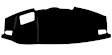 2785-0VBK Dash Cover, Black, Dash Mat