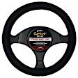 3311BK Comfort Grips Ultra Plush Steering Wheel Cover - Black, Microfiber and memory foam, Universal 13.5-14.4 in., Slip-On, Sold individually