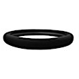 3311BK Comfort Grips Ultra Plush Steering Wheel Cover - Black, Microfiber and memory foam, Universal 13.5-14.4 in., Slip-On, Sold individually