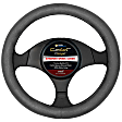 3311GY Comfort Grips Ultra Plush Steering Wheel Cover - Gray, Microfiber and memory foam, Universal 13.5-14.4 in., Slip-On, Sold individually