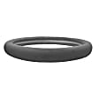 3311GY Comfort Grips Ultra Plush Steering Wheel Cover - Gray, Microfiber and memory foam, Universal 13.5-14.4 in., Slip-On, Sold individually