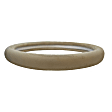 3311TN Comfort Grips Ultra Plush Steering Wheel Cover - Tan, Microfiber and memory foam, Universal 13.5-14.4 in., Slip-On, Sold individually