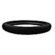 3313BK Comfort Grips Ultra Plush Steering Wheel Cover - Black, Microfiber and memory foam, Universal 15.5-16.5 in., Slip-On, Sold individually