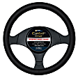 3322BK Comfort Grips Performa Pro Grip Steering Wheel Cover - Black, Leatherette Vinyl, Universal 14.5-15.4 in., Slip-On, Sold individually