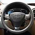 3322GY Comfort Grips Performa Pro Grip Steering Wheel Cover - Gray, Leatherette Vinyl, Universal 14.5-15.4 in., Slip-On, Sold individually