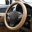 3322TN Comfort Grips Performa Pro Grip Steering Wheel Cover - Tan, Leatherette Vinyl, Universal 14.5-15.4 in., Slip-On, Sold individually