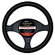 3323BK Comfort Grips Performa Pro Grip Steering Wheel Cover - Black, Leatherette Vinyl, Universal 15.5-16.5 in., Slip-On, Sold individually
