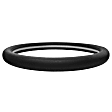 3323BK Comfort Grips Performa Pro Grip Steering Wheel Cover - Black, Leatherette Vinyl, Universal 15.5-16.5 in., Slip-On, Sold individually