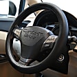 3323BK Comfort Grips Performa Pro Grip Steering Wheel Cover - Black, Leatherette Vinyl, Universal 15.5-16.5 in., Slip-On, Sold individually