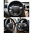3323BK Comfort Grips Performa Pro Grip Steering Wheel Cover - Black, Leatherette Vinyl, Universal 15.5-16.5 in., Slip-On, Sold individually