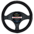 3342BK Conform Grip Gem Grip Steering Wheel Cover - Black, Vinyl, Universal 14.5-15.5 in., Slip-On, Sold individually