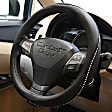 3342BK Conform Grip Gem Grip Steering Wheel Cover - Black, Vinyl, Universal 14.5-15.5 in., Slip-On, Sold individually