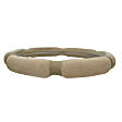 3352TN Comfort Grip Multi Grip Steering Wheel Cover - Tan, Faux Suede, Universal 14.5-15.5 in., Slip-On, Sold individually