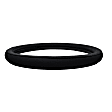 3362BK Comfort Grip Sport Grip Steering Wheel Cover - Black, Leatherette, Universal 14.5-15.5 in., Slip-On, Sold individually