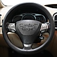3362BK Comfort Grip Sport Grip Steering Wheel Cover - Black, Leatherette, Universal 14.5-15.5 in., Slip-On, Sold individually