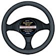 3362GY Comfort Grip Sport Grip Steering Wheel Cover - Gray, Leatherette, Universal 14.5-15.5 in., Slip-On, Sold individually