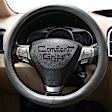 3362GY Comfort Grip Sport Grip Steering Wheel Cover - Gray, Leatherette, Universal 14.5-15.5 in., Slip-On, Sold individually