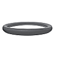 3363GY Comfort Grip Sport Grip Steering Wheel Cover - Gray, Leatherette, Universal 15.5-16.5 in., Slip-On, Sold individually
