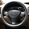 3363GY Comfort Grip Sport Grip Steering Wheel Cover - Gray, Leatherette, Universal 15.5-16.5 in., Slip-On, Sold individually