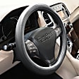 3363GY Comfort Grip Sport Grip Steering Wheel Cover - Gray, Leatherette, Universal 15.5-16.5 in., Slip-On, Sold individually