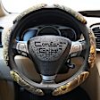 3391BK Comfort Grip Multi Grip Superflauge Steering Wheel Cover - Camouflage, Microfiber and memory foam with Leather-like accents, Universal 13.5-14.4 in., Slip-On, Sold individually