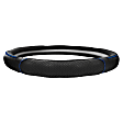 3403BL Comfort Grips Contourz Pro Grip Steering Wheel Cover - Black and Blue, Genuine Leather, Universal 15.5-16.5 in., Slip-On, Sold individually