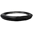 3421BK Comfort Grips Carbon Gripper Steering Wheel Cover - Black, Leatherette Vinyl, Universal 13.5-14.4 in., Slip-On, Sold individually