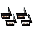 EC002 Cargo Organizer - Black, Universal, Set of 4 Blox and 1 Mat; 39 x 30 in. Floor Mat Size