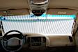 SS025-147 Sun Shade - Silver, Metallic Aluminized Fabric, Direct Fit, Sold individually