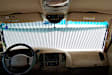 2018 Ford Fiesta - Sun Shade - Silver, Metallic Aluminized Fabric, Direct Fit, Sold individually