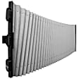 SV03 Sun Shade - Silver, Fabric, Universal, Sold individually - Fits 23 in. to 27 in.