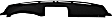 54448 Dash Cover, Black, Dash Mat, Original Series