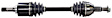 1390N Front, Driver Side Axle Assembly - New Sold Individually, 3.6L, 6Cyl