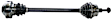 2358N Front, Passenger Side Axle Assembly - New Sold Individually, 3.0L, 6Cyl