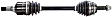 5293N Front, Driver Side Axle Assembly - New Sold Individually, 1.5L, 4Cyl