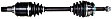 5295N Front, Driver Side Axle Assembly - New Sold Individually, 2.4L, 4Cyl