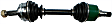 8461N Front, Driver Side Axle Assembly - New Sold Individually, 3.0L, 6Cyl