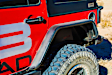 FENDB-02 Front and Rear, Driver and Passenger Side Fender Flares, Black