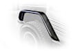 FENDB-02 Front and Rear, Driver and Passenger Side Fender Flares, Black