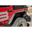 FENDB-02 Front and Rear, Driver and Passenger Side Fender Flares, Black