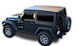 2009 Jeep Wrangler - Hardtop - Black, Fiberglass, Direct Fit, Sold individually
