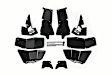 2021 Ford Bronco - Front, Driver and Passenger Side, Fender Flares, Black